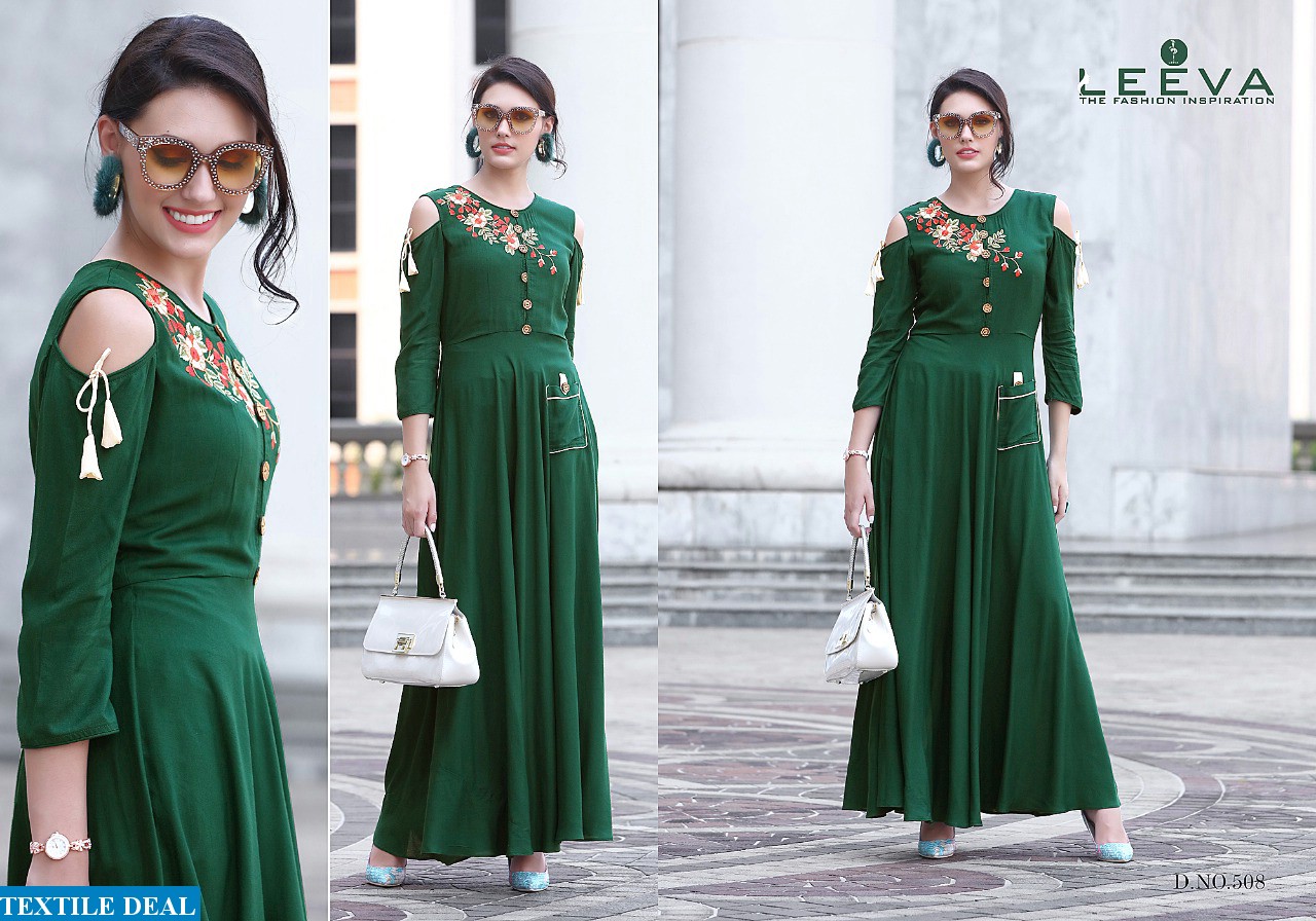 leeva Gypsy Wholesale ready made Ethnic Gowns